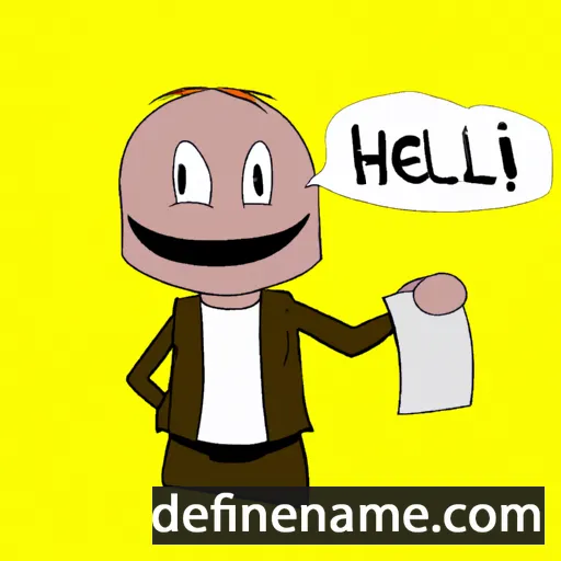 cartoon of the name Helvi