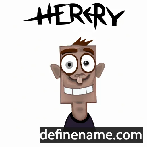 cartoon of the name Henryk