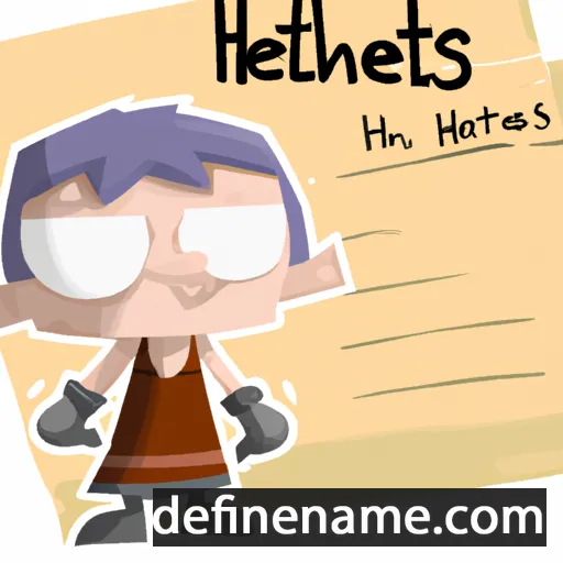 cartoon of the name Hephaestus