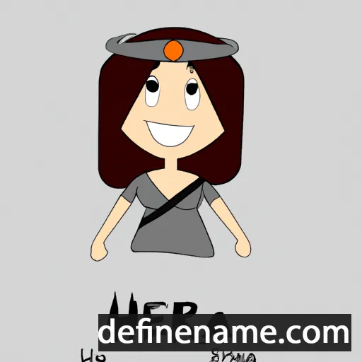 cartoon of the name Hera