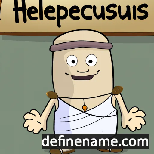 cartoon of the name Heracleitus