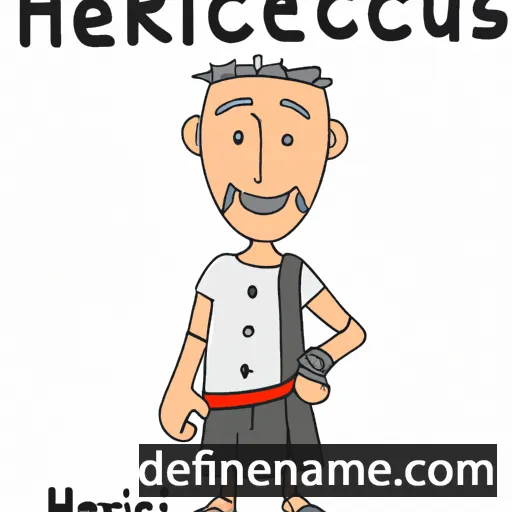 cartoon of the name Heraclius