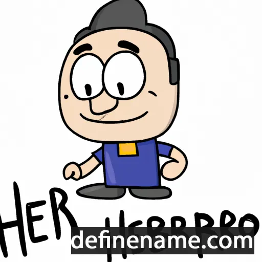 cartoon of the name Herberto