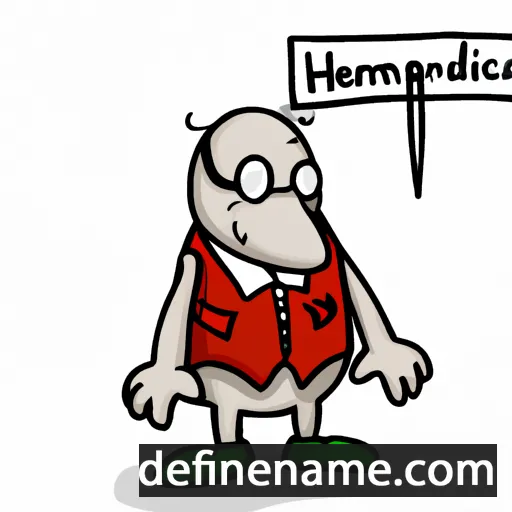 cartoon of the name Hermenegildus