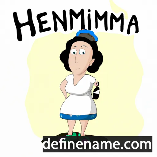 cartoon of the name Herminia