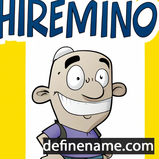 cartoon of the name Herminio