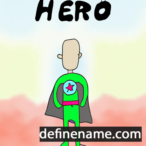 Hero cartoon