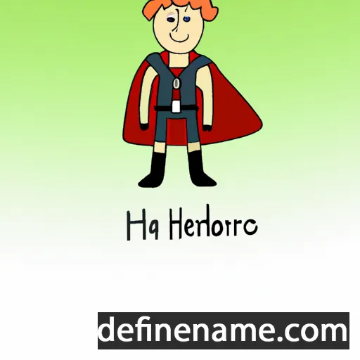 cartoon of the name Heroidion