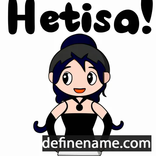 cartoon of the name Hestia