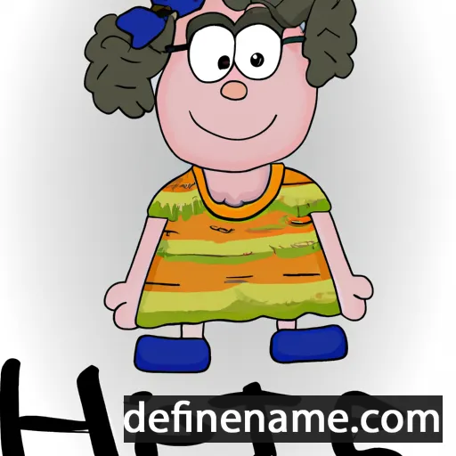 cartoon of the name Hettie