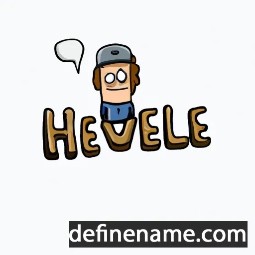 cartoon of the name Hevel