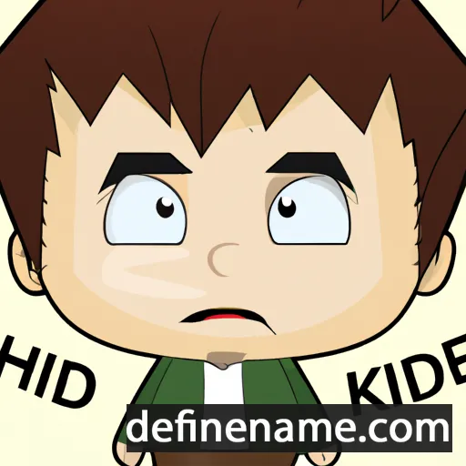 cartoon of the name Hideki