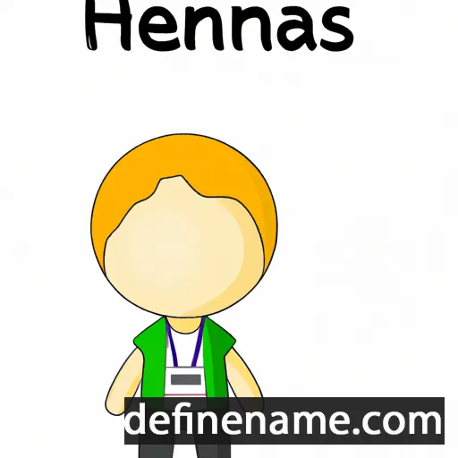 cartoon of the name Hieremias