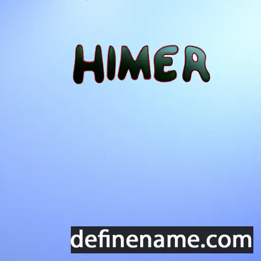 cartoon of the name Hieremihel