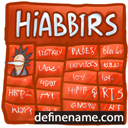 cartoon of the name Hilarius