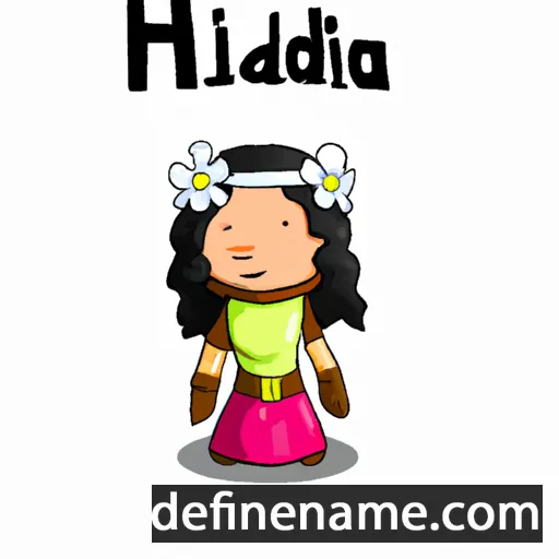 cartoon of the name Hildiwara