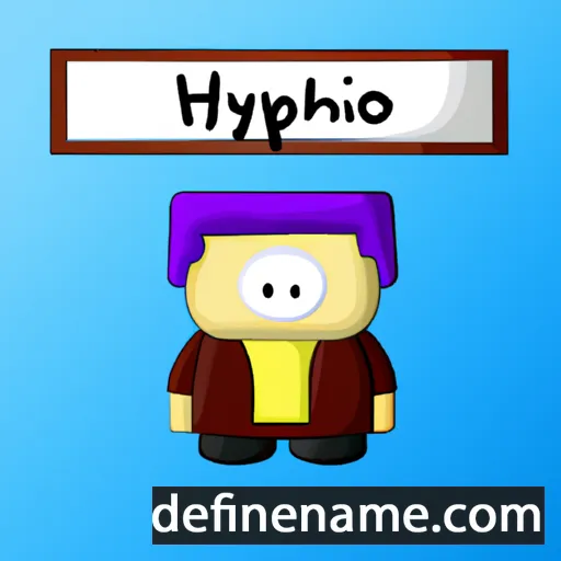 cartoon of the name Hippolytos