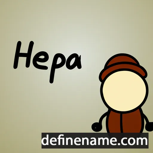 cartoon of the name Hohepa