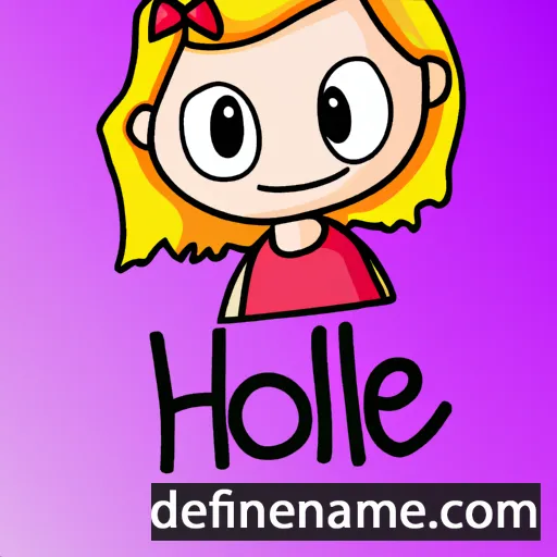 Hollie cartoon