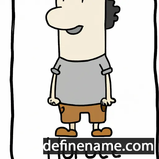 cartoon of the name Horace