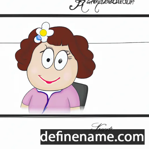 cartoon of the name Hortense