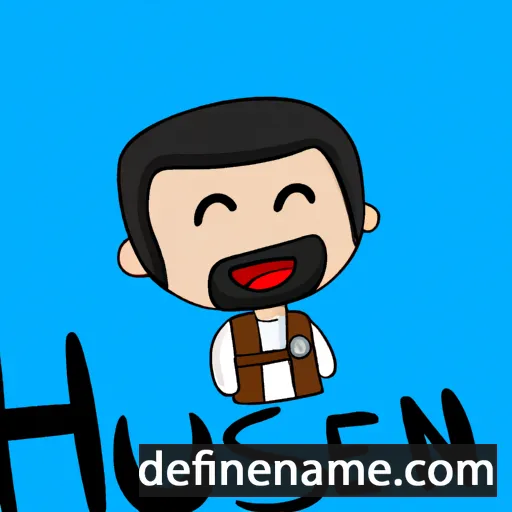 cartoon of the name Hüseyn