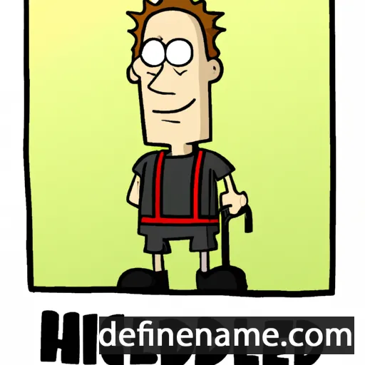 cartoon of the name Hulderic