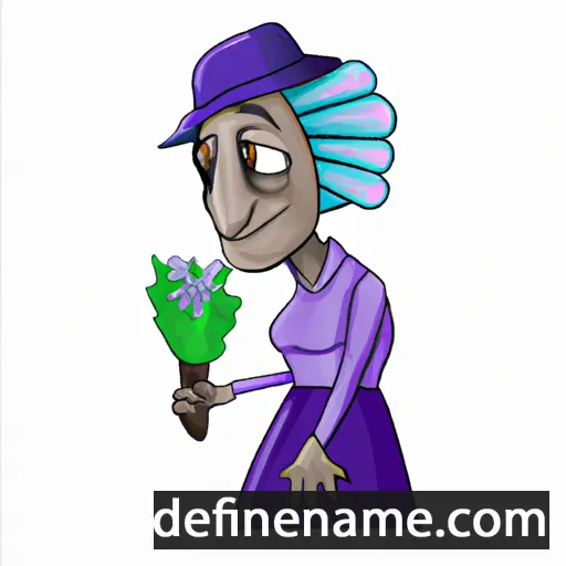 cartoon of the name Hyacinth