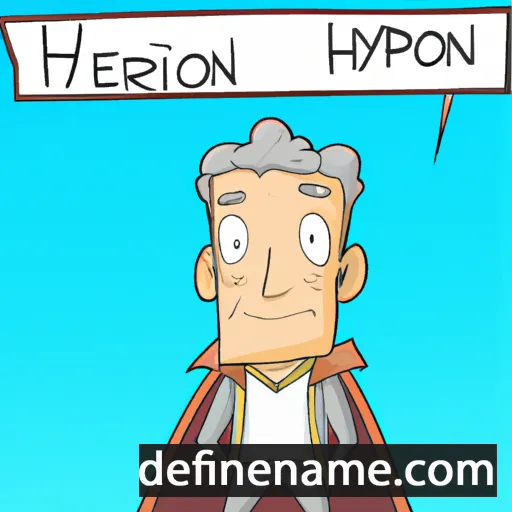 cartoon of the name Hyperion