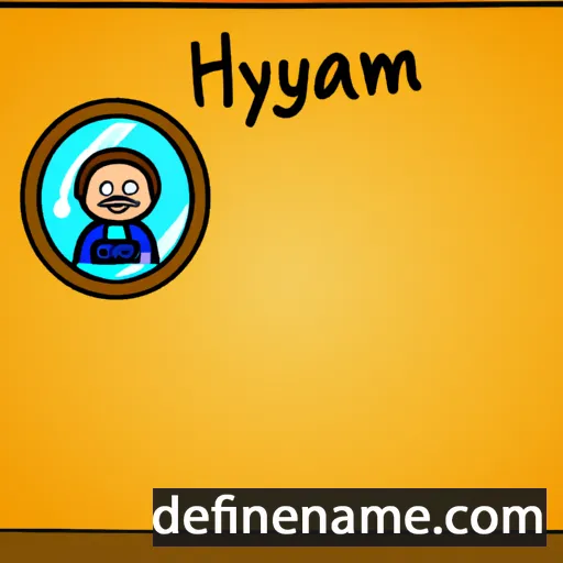 cartoon of the name Hyram