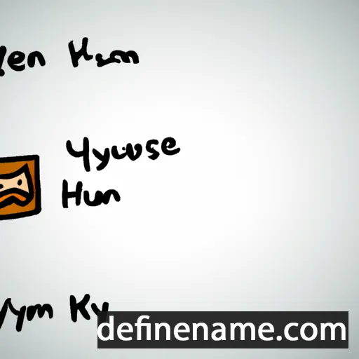 cartoon of the name Hyrum