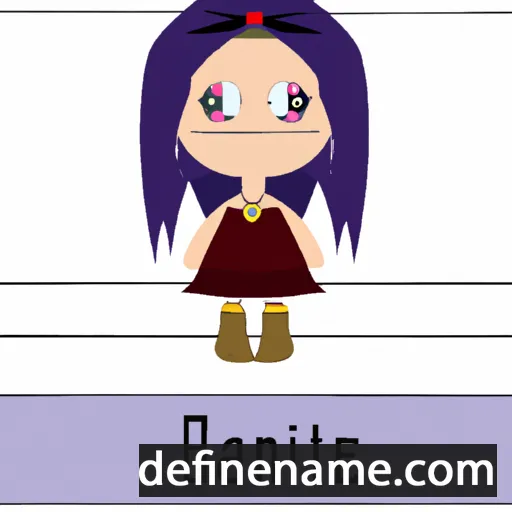 cartoon of the name Ianthe