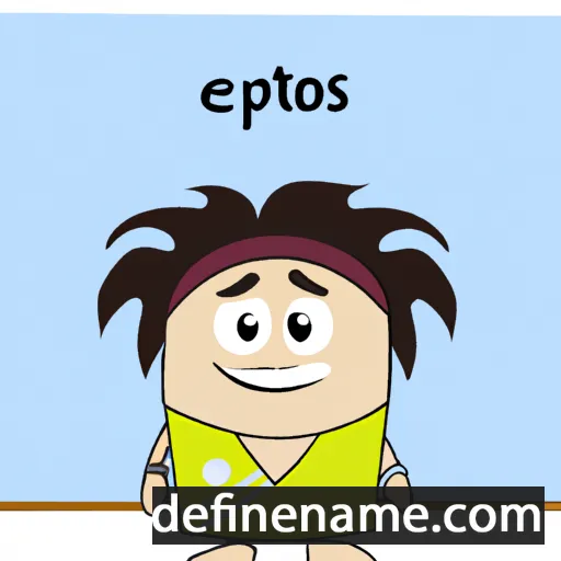 cartoon of the name Iapetos