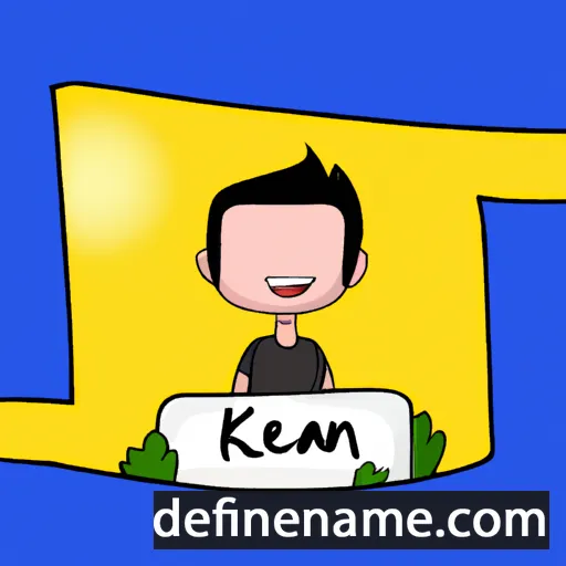 cartoon of the name Kénán