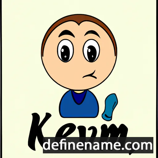 cartoon of the name Kévim