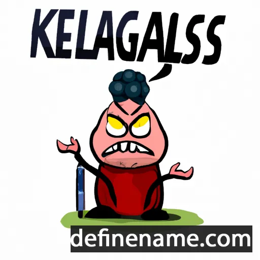 cartoon of the name Kęsgailas