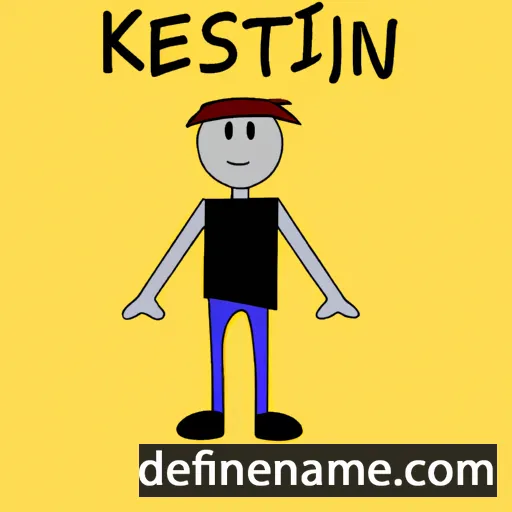 cartoon of the name Kĕştenttin