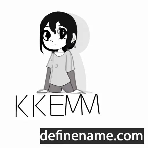 cartoon of the name Keimi