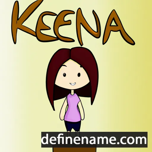 cartoon of the name Keina