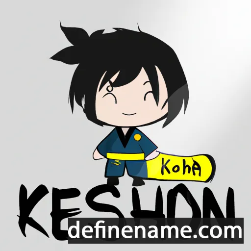 cartoon of the name Keishou