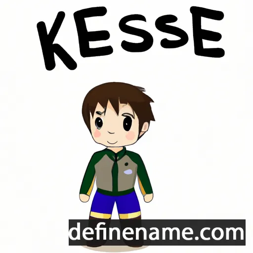 cartoon of the name Keisuke