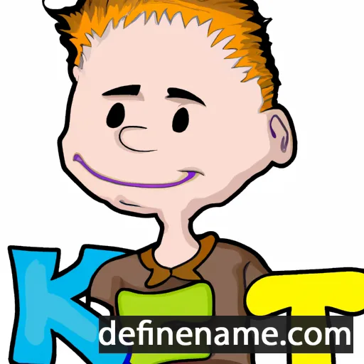 cartoon of the name Keit