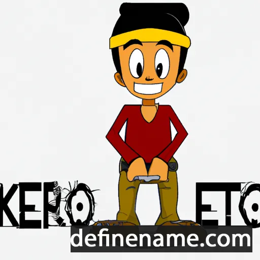 cartoon of the name Keitaro