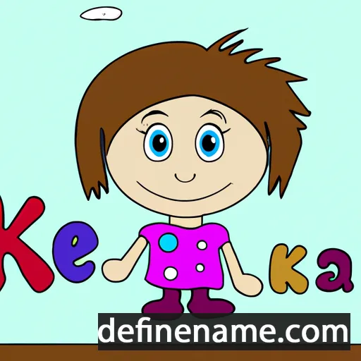 cartoon of the name Keka