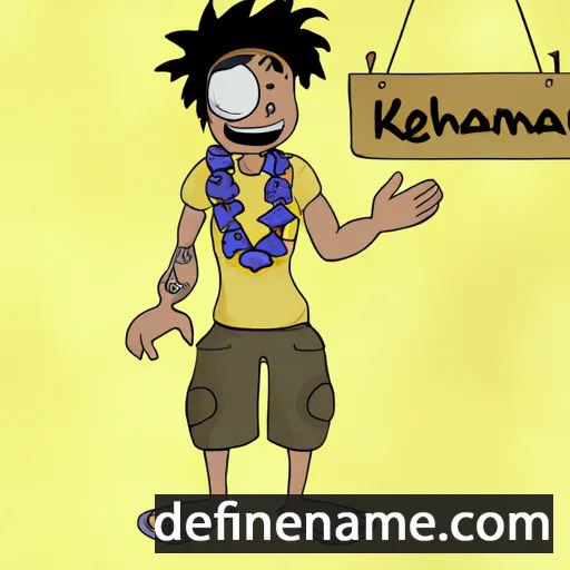 cartoon of the name Kekahuna