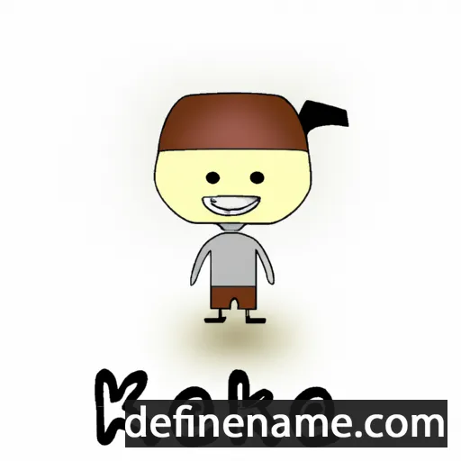 cartoon of the name Keke