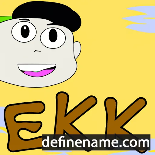 cartoon of the name Keke