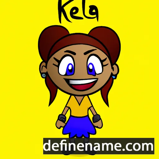 cartoon of the name Kela