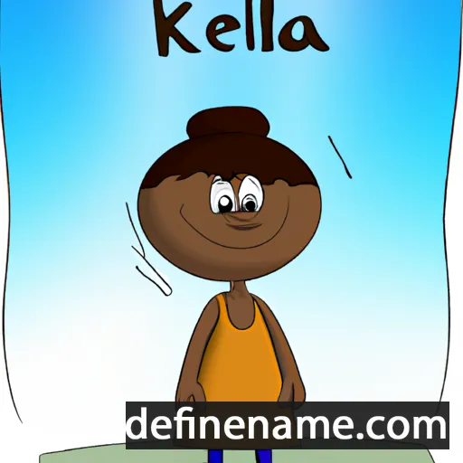 cartoon of the name Kela