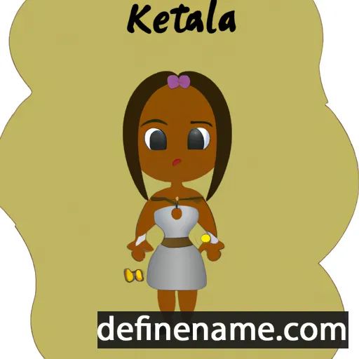 cartoon of the name Kelita